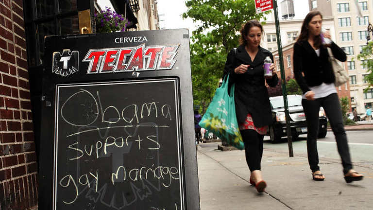 Evolved Obama Backs Gay Marriage