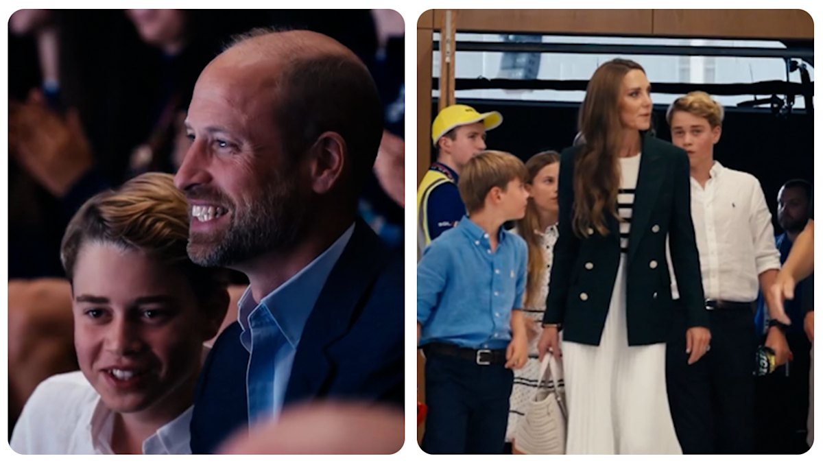 Wales' family attend Commonwealth Games