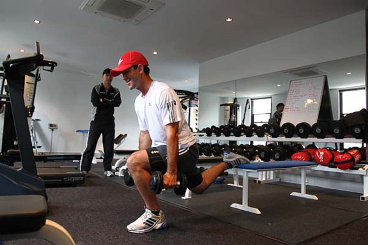 Ricky Ponting's training regime