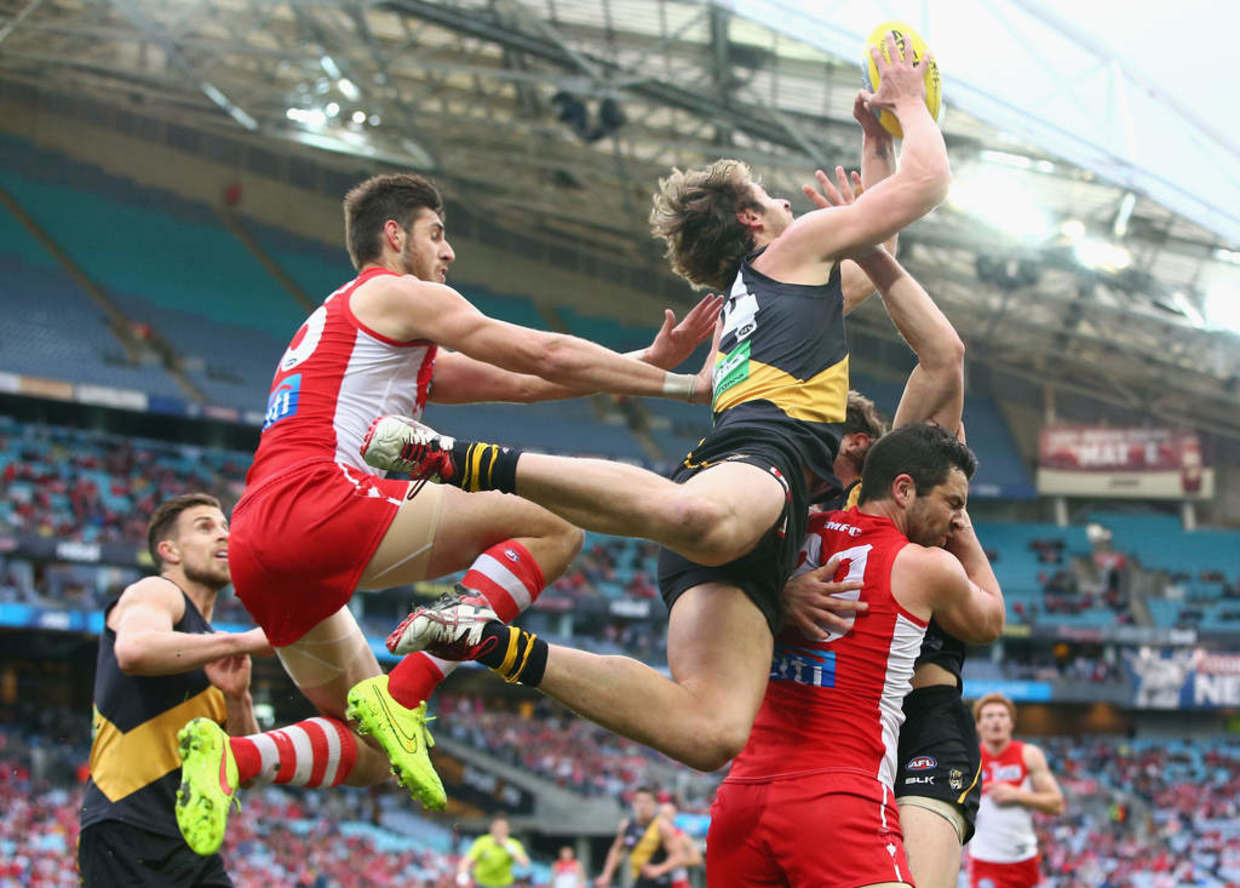 AFL Round 23, Sydney vs Richmond at ANZ Stadium.