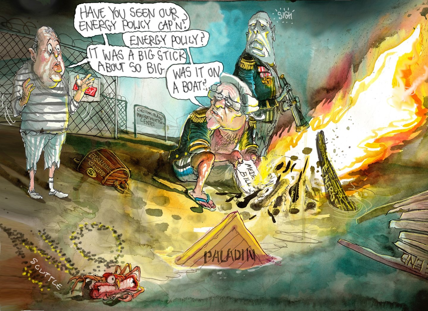 David Rowe's cartoons