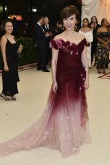 After nobody wore Marchesa to the Golden Globes, Scarlett Johnasson donned Champan's label at the Met Gala this week.