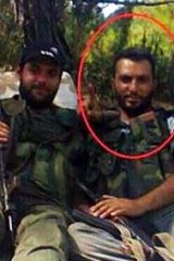 Sheikh Mustapha Al Majzoub (circled) from Sydney, who was killed in a rocket attack.