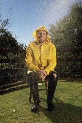 It's raining art … The Glue Society artist James Dive.