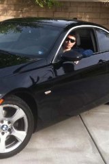 Rodger in his black BMW.