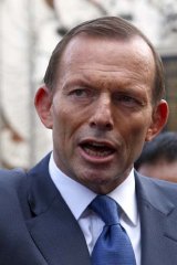 The politics for the PM are risky: Tony Abbott.
