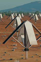 Dipoles ... These sparse aperture array dipoles will detect low-frequency radio signals.