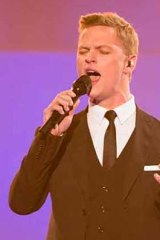 "Masterful": Luke Kennedy sings <em>Time to Say Goodbye</em>.