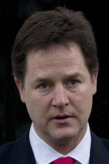 Nick Clegg: 'Bitterly disappointed.'