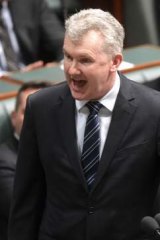Manager of Opposition Business Tony Burke argues against the use of 'Electricity' Bill for the opposition leader Bill Shorten.