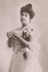 In her youthful years ... Dame Nellie Melba.