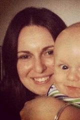 Missing: Bianka O'Brien with her child Jude.