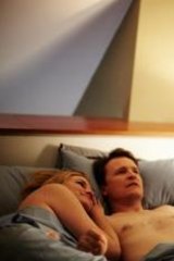 Let's focus on the positive: Josh Lawson shoots Kate Mulvany and Damon Herriman on the set of <i>The Little Death</i>.
