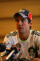 Verboten. England captain Alastair Cook must not mention Australia for a month, or he risks punishment.