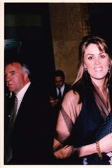 Liberal love: Credlin with her husband, Liberal Party federal director Brian Loughnane in 2006.