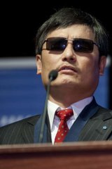 Chinese activist lawyer Chen Guangcheng