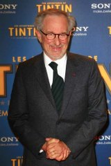 Steven Spielberg poses in Paris last month prior to the premiere of the The Adventures of Tintin: Secret of the Unicorn.