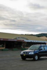 Testing times … Burnt Pine,  Norfolk Island's once-thriving commercial hub.