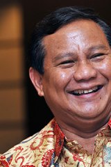 Prabowo Subianto ...   deflecting human rights concerns.