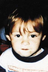 Forever young … James Bulger, aged two.