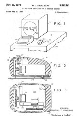 A patent submitted by Douglas Engelbart for the first computer mouse.