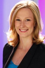 Former host of Lateline, now 7.30, Leigh Sales.