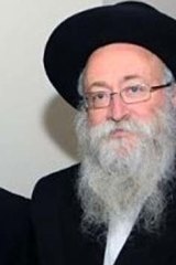 Former senior Sydney rabbi, Boruch Dov Lesches.