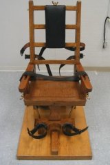 The electric chair which Virginia provides as an alternative to lethal injection.