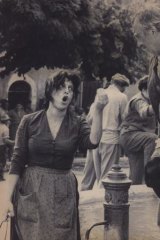 Strong: Anna Magnani conveying emotion to Anthony Quinn in The Secret of Santa Vittoria.
