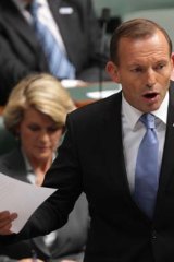 Unable to back up a claim the Prime Minister engaged in criminal wrongdoing ... Opposition Leader Tony Abbott.