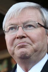Kevin Rudd: Pledged to halve homelessness by 2020 in 2008.