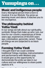 Dr Yunupingu on issues and a timeline of his life.