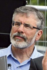 Gerry Adams ... hoped for peace process similar to that in Belfast.