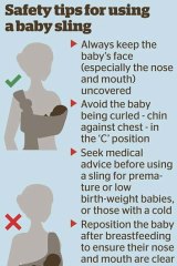 safe baby sling