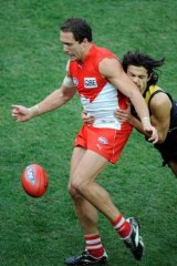 Luke Ablett during his playing days in 2009.