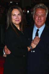 Dustin Hoffman with his wife, Lisa, at the premiere of <i>Quartet</i> in London in October. 'My wife and my agent together said, 'You're not walking away from this one.''