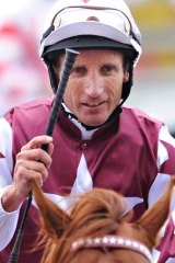 Saluting: Damien Oliver is on a roll.
