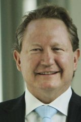 Andrew Forrest's company is taking advice about a challenge.