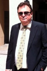 Peter Foster in a previous appearance outside Federal Magistrates Court.
