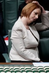 'Internal sentiment is already fluid. Events are not breaking Gillard's way.'