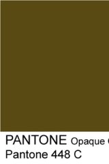 Pantone 448C: The murky hue was chosen for its lack of appeal to smokers.
