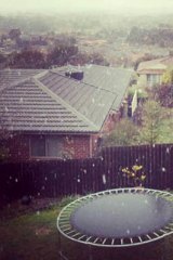 A snowy view over Ngunnawal, Gungahlin and the city this morning.
