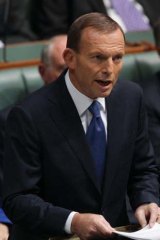 Facing internal pressure from Victorian Liberals: Tony Abbott.