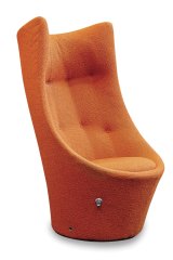 MAD ABOUT MOD: Grant Featherston’s orange Expo 67 Mark II Talking Chair.