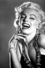 Blonde ambition ... Marilyn Monroe.