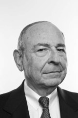 Calm and collected: Maurice Newman.