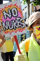 Thousands of anti-nuclear demonstrators rallied as Prime Minister Shinzo Abe considers restarting reactors.