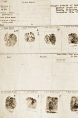 Prints among men … the fingerprints of Somerton Man, widely thought to be an American and quite likely a sailor, could not be matched by either the FBI or Scotland Yard.