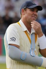 "I am officially a spin doctor now": Shane Warne.