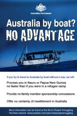 An Australian Government ad designed to deter asylum seekers from coming to Australia by boat.